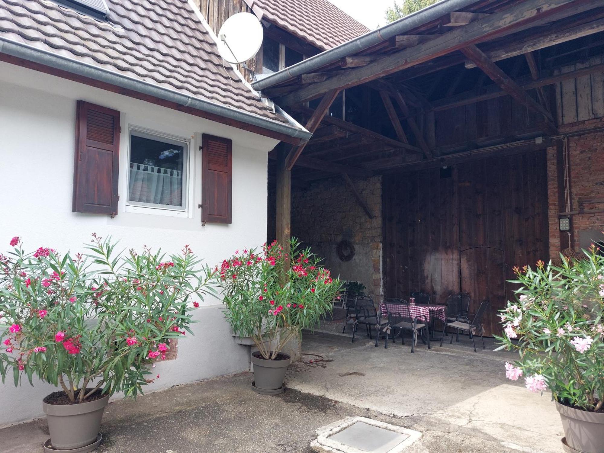 Kleines Bauernhaus Mit Nostalgischem Flair Villa Rheinhausen Esterno foto